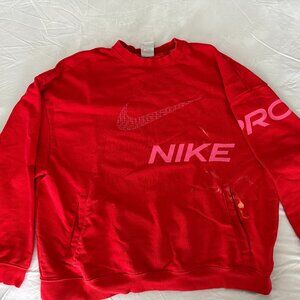 Nike Dri-FIT Get Fit Women's French Terry Graphic Crew-Neck Sweatshirt